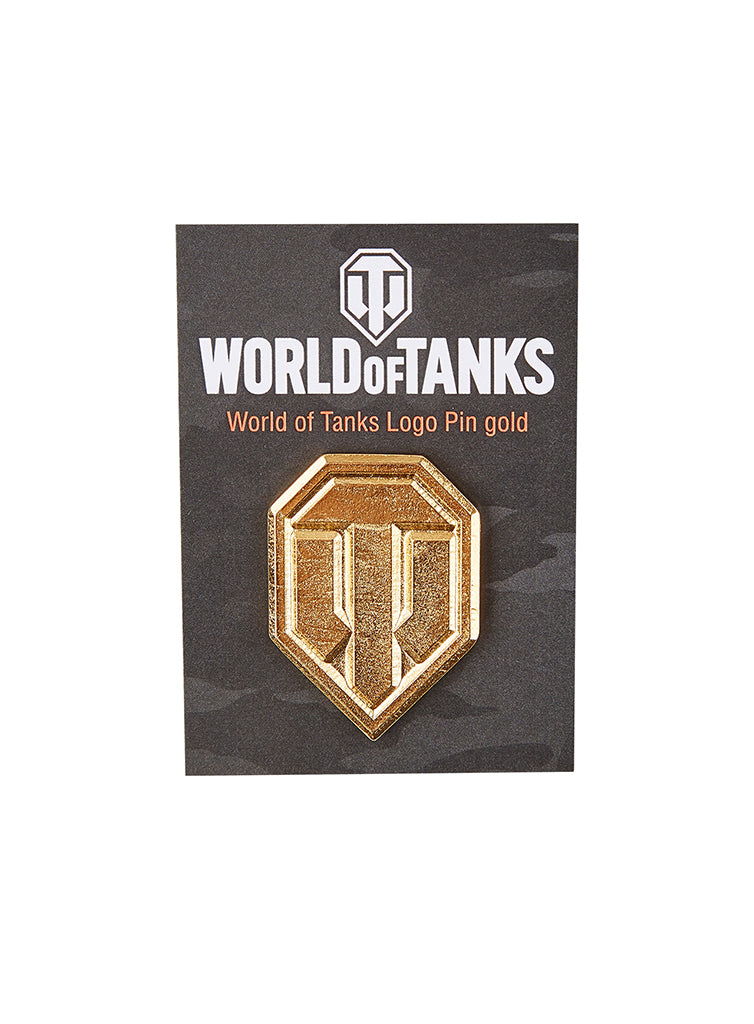 World of Tanks Logo Pin Gold